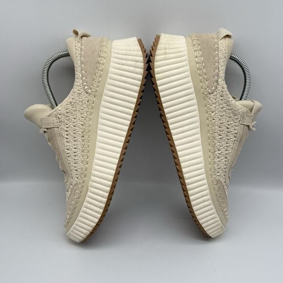Dolce Vita Womens Knit Sneakers Sandstone Beige Dolen Shoes SIZE 7.5 US Boho - Picture 4 of 10